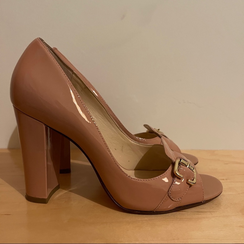 Talbots Larina Cameo Rose Patent Leather Pumps - Picture 7 of 8